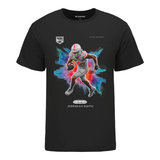 Ohio State Buckeyes #4 Jeremiah Smith Panini X Ohio State T-Shirt - Front View