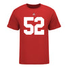 Ohio State Buckeyes Joshua Mickens #52 Student Athlete Football T-Shirt - In Scarlet - Front View