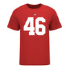 Ohio State Buckeyes Ryan Rudzinski #46 Student Athlete Football T-Shirt - In Scarlet - Front View