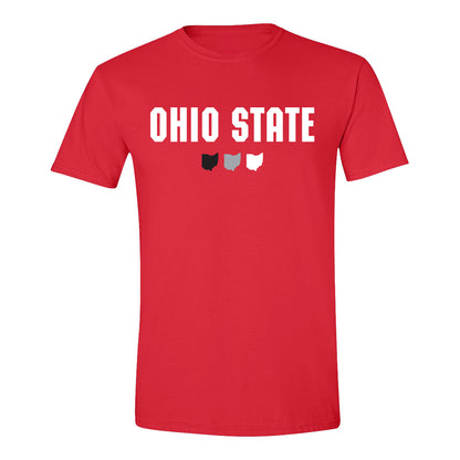 Ohio State Buckeyes Men's Gymnastics #2 Peyton Contini T-Shirt - Front View