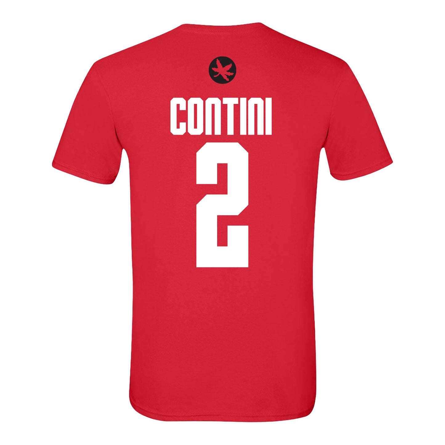 Ohio State Buckeyes Men's Gymnastics #2 Peyton Contini T-Shirt - Back View
