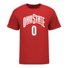 Ohio State Buckeyes Men's Basketball Student Athlete #0 Scotty Middleton T-Shirt - Front View