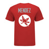 Ohio State Buckeyes Jesse Mendez Student Athlete Wrestling T-Shirt - Back View