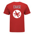 Ohio State Buckeyes Carter Chase Student Athlete Wrestling T-Shirt In Scarlet - Back View