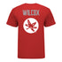 Ohio State Buckeyes Isaac Wilcox Student Athlete Wrestling T-Shirt In Scarlet - Back View
