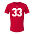 Ohio State Buckeyes Devin Brown #33 Student Athlete Football T-Shirt - Front View