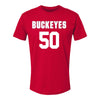 Ohio State Buckeyes Men's Lacrosse Student Athlete #50 Danny Brady - Front View