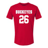 Ohio State Buckeyes Men's Lacrosse Student Athlete #26 Cayden Christopher - Front View