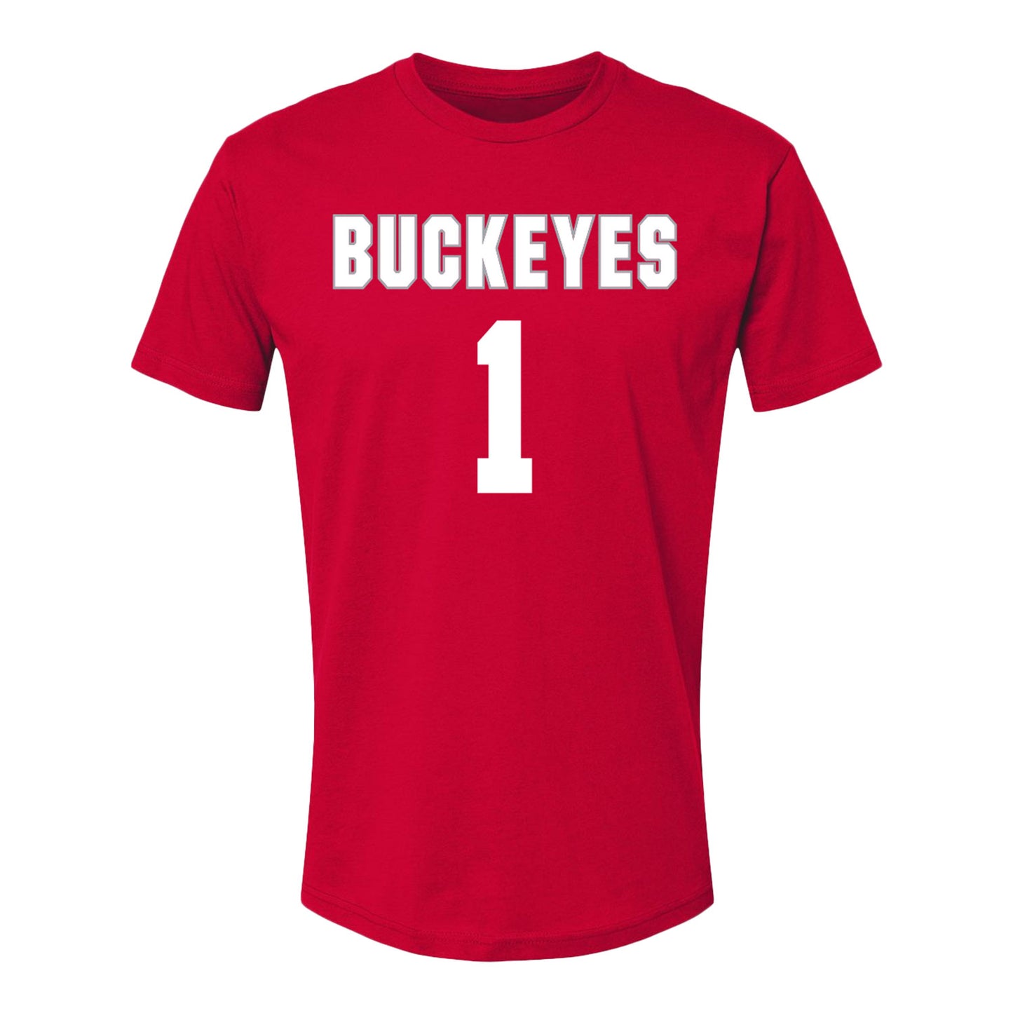 Ohio State Buckeyes Men's Lacrosse Student Athlete #1 Caleb Fyock - Front View