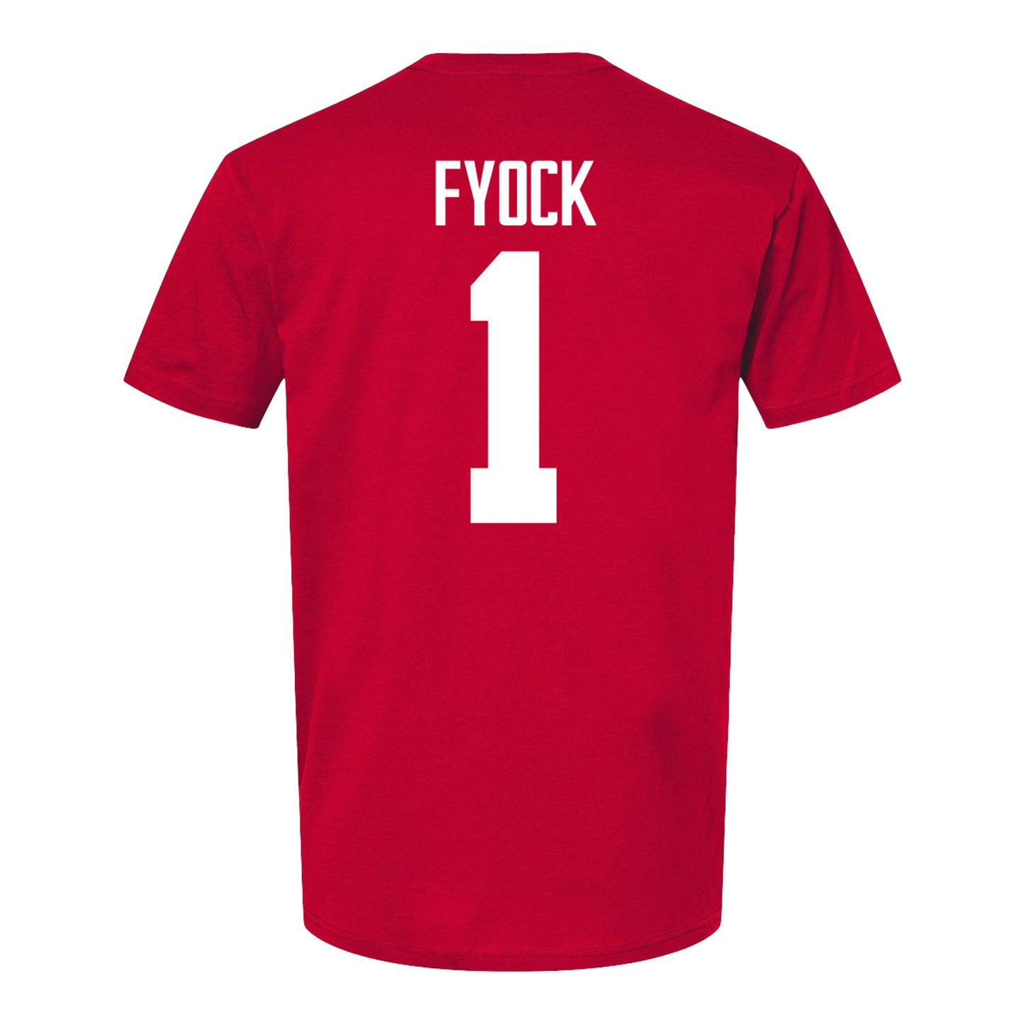 Ohio State Buckeyes Men's Lacrosse Student Athlete #1 Caleb Fyock - Back View