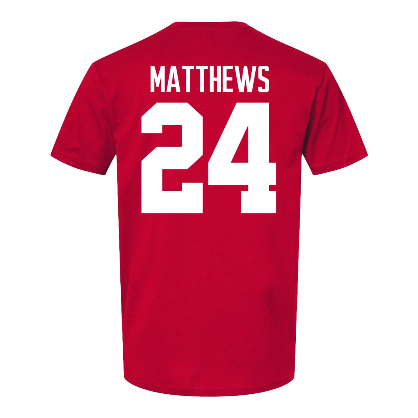 Ohio State Buckeyes Men's Lacrosse Student Athlete #24 Gannon Matthews - Back View