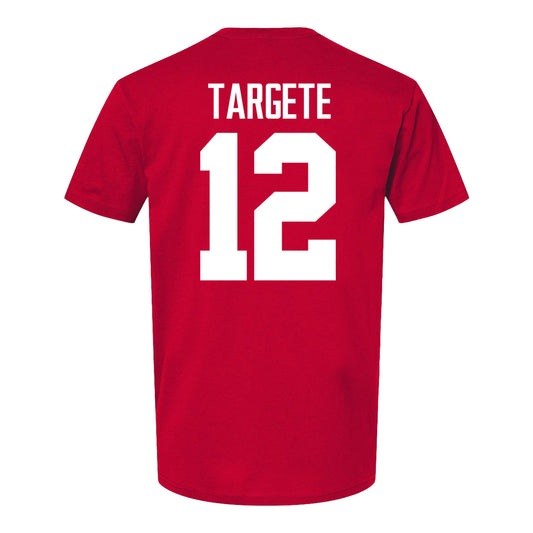 Ohio State Buckeyes Men's Lacrosse Student Athlete #12 Julian Targete - Back View