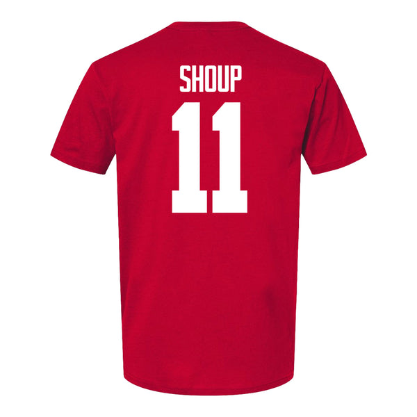 Ohio State Buckeyes Women's Lacrosse Student Athlete #11 Gracie Shoup T-Shirt - Back View
