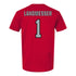 Ohio State Buckeyes Softball Student Athlete T-Shirt #1 Lottie Landmesser - Back View