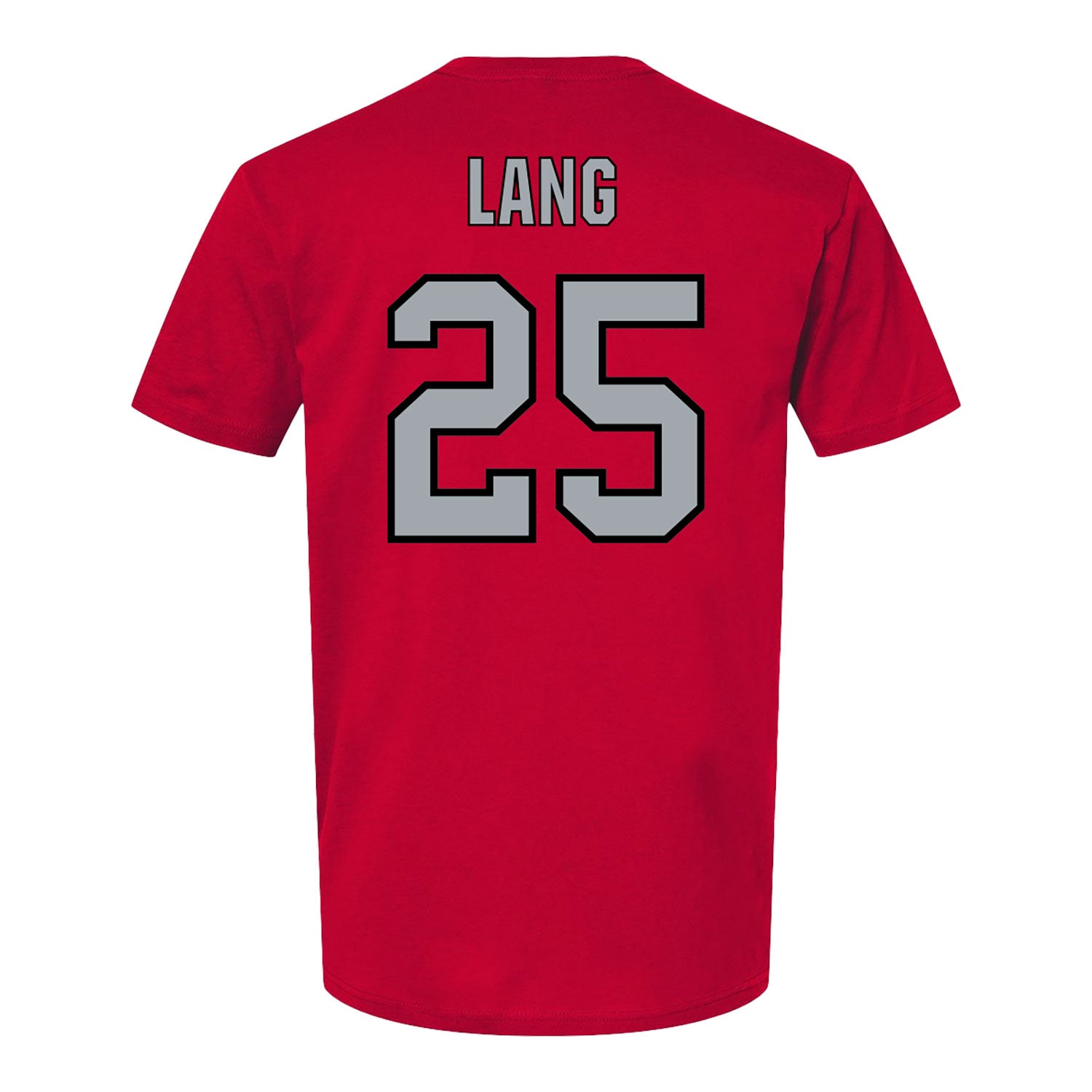 Ohio State Buckeyes Softball Student Athlete T-Shirt #25 Hailey Lang - Back View