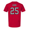 Ohio State Buckeyes Softball Student Athlete T-Shirt #25 Hailey Lang - Back View