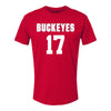 Ohio State Buckeyes Men's Lacrosse Student Athlete #17 Jack Oldman - Front View
