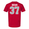 Ohio State Buckeyes Baseball Student Athlete T-Shirt #37 Zach Brown - Back View