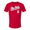 Ohio State Buckeyes Baseball Student Athlete T-Shirt #8 Isaac Cadena - Front View