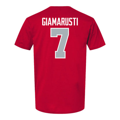 Ohio State Buckeyes Baseball Student Athlete T-Shirt #7 Nick Giamarusti - Back View