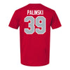 Ohio State Buckeyes Baseball Student Athlete T-Shirt #39 Max Palinski - Back View