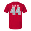 Ohio State Buckeyes Baseball Student Athlete T-Shirt #44 Alonzo Paul Jr. - Back View
