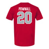 Ohio State Buckeyes Baseball Student Athlete T-Shirt #20 Christian Pownall - Back View