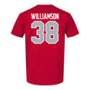 Ohio State Buckeyes Baseball Student Athlete T-Shirt #38 Noah Williamson - Back View