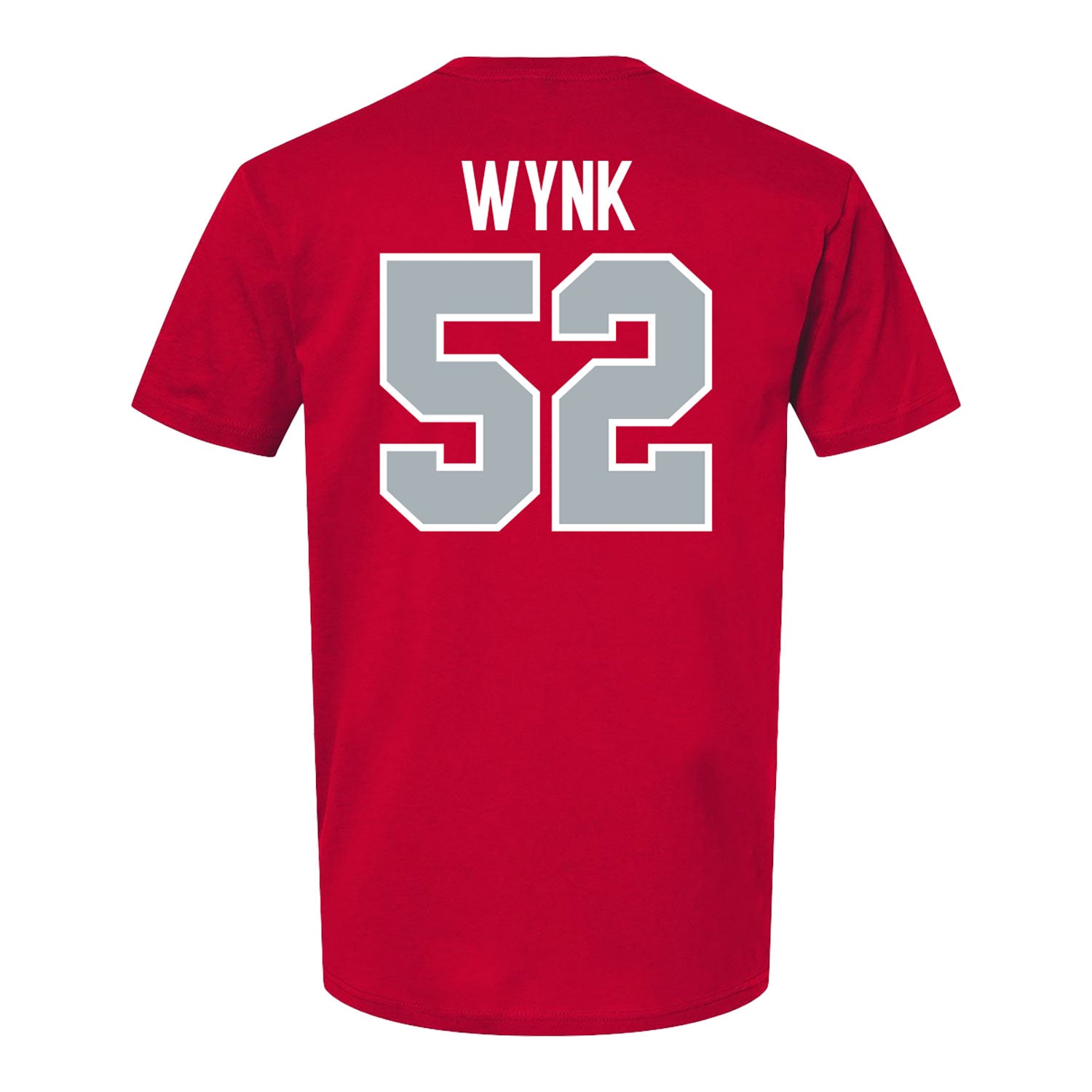 Ohio State Buckeyes Baseball Student Athlete T-Shirt #52 Blaine Wynk - Back View