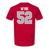 Ohio State Buckeyes Baseball Student Athlete T-Shirt #52 Blaine Wynk - Back View
