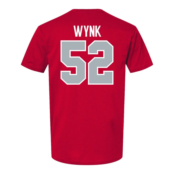Ohio State Buckeyes Baseball Student Athlete T-Shirt #52 Blaine Wynk - Back View