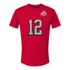 Ohio State Buckeyes Men's Volleyball Student Athlete T-Shirt #12 Nathan Habermas - Front View