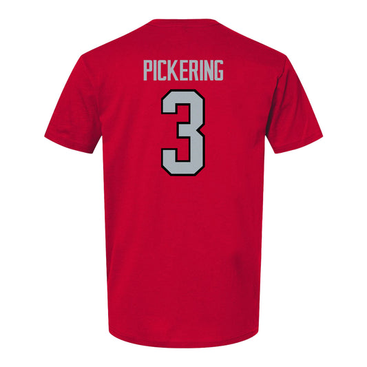 Ohio State Buckeyes Men's Volleyball Student Athlete T-Shirt #3 Owen Pickering - Back View