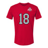 Ohio State Buckeyes Men's Volleyball Student Athlete T-Shirt #18 Cole Young - Front View