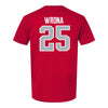 Ohio State Buckeyes Men's Soccer Student Athlete T-Shirt #25 David Wrona - Back View