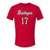 Ohio State Buckeyes Women's Volleyball Student Athlete T-Shirt #17 Reese Wuebker - Front View