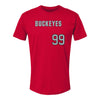 Ohio State Buckeyes Softball Student Athlete T-Shirt #99 Cadyn Ruffer - Front View