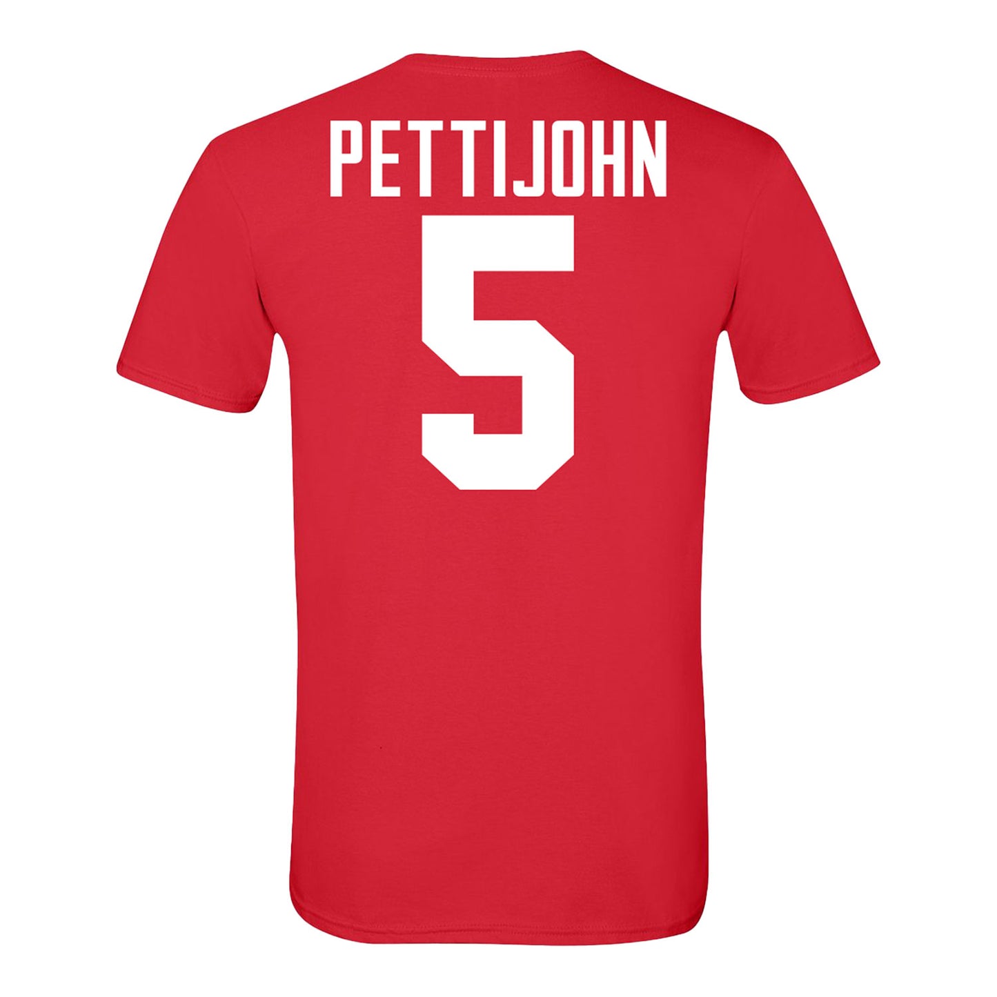 Ohio State Buckeyes #5 Riley Pettijohn Student Athlete Football T-Shirt - Back View