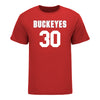 Ohio State Buckeyes Men's Lacrosse Student Athlete #30 Kurt Bruun - Front View