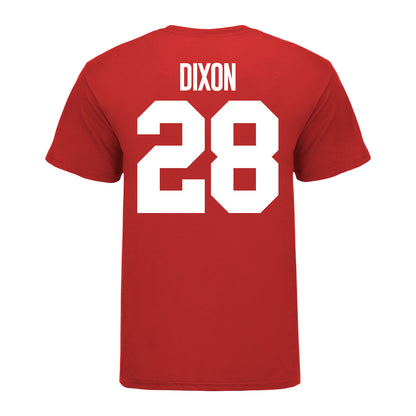 Ohio State Buckeyes Men's Lacrosse Student Athlete #28 Alex Dixon - Back View