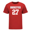 Ohio State Buckeyes Men's Lacrosse Student Athlete #27 Jack McKenna - Front View