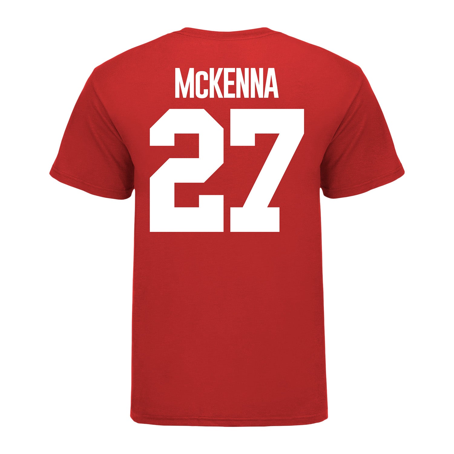 Ohio State Buckeyes Men's Lacrosse Student Athlete #27 Jack McKenna - Back View