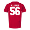 Ohio State Buckeyes Seth McLaughlin #56 Student Athlete Football T-Shirt - Back View