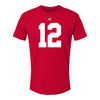 Ohio State Buckeyes Bryce West #12 Student Athlete Football T-Shirt - Front View