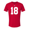 Ohio State Buckeyes Jaylen McClain #18 Student Athlete Football T-Shirt - Front View