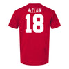 Ohio State Buckeyes Jaylen McClain #18 Student Athlete Football T-Shirt - Back View