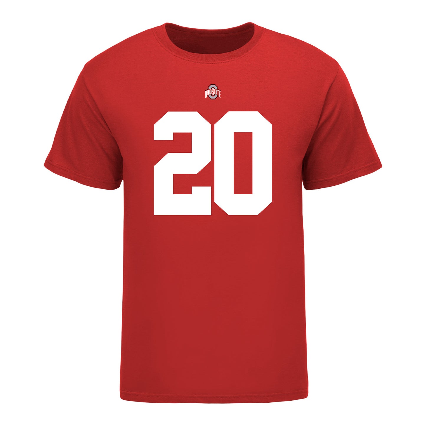 Ohio State Buckeyes Arvell Reese #20 Student Athlete Football T-Shirt - Front View