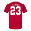 Ohio State Buckeyes Garrett Stover #23 Student Athlete Football T-Shirt - Back View