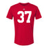 Ohio State Buckeyes Nigel Glover #37 Student Athlete Football T-Shirt - Front View