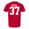 Ohio State Buckeyes Nigel Glover #37 Student Athlete Football T-Shirt - Back View